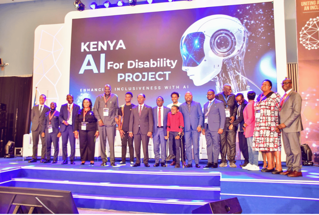 Kenya AI for disability project demonstration at Connected Africa Summit 2026